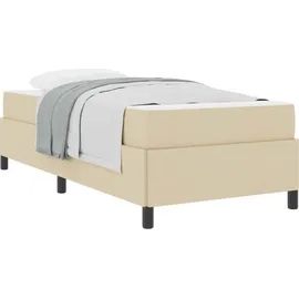 vidaXL Boxspringbett 90 x 200 cm Creme