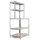 Stagecaptain Werkbankregal Stahl 97 cm Silber 5 Böden