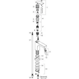 Hansgrohe Citterio Einhandmischer Chrom