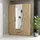 alasans Kleiderschrank CADIXO 150,6 x 212,9 x 58,9 cm Braun
