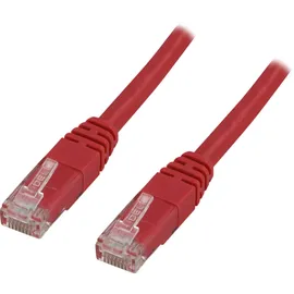 deltaco UTP Netzwerkkabel Rot 0,5 m Cat6 RJ-45, RJ-45, - (CAT6, 0.50 m),