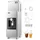 Vevor gewerblicher Eisbereiter, 200 kg/Tag, großer Eisvorratsbehälter mit 80 kg & automatischer Eisausgabe (9 kg/min), selbstreinigende Eismaschine mit Touchscreen für Bar Café Restaurant