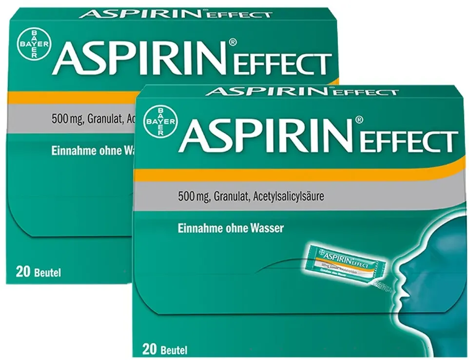 Aspirin Effect Granulat 2X20 St