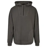 URBAN CLASSICS Overdyed Camp Sweatshirt Black Bird M