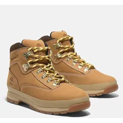 Wanderschuh TIMBERLAND "Euro Hiker F/L", Gr. 43,5, braun (wheat nubuck), Leder, sportlich, Schuhe