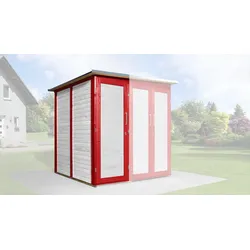 Weka Garten [Q] Erweiterung Model [SaveBike]-schwedenrot 1