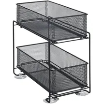 Wenko Schubladenregal Gioma 35 x 33,5 x 18,5 cm Schwarz