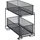 Wenko Schubladenregal Gioma 35 x 33,5 x 18,5 cm Schwarz