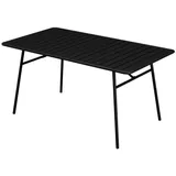 vente-unique MIRMANDE Gartentisch 160 x 0 x 0 cm Schwarz