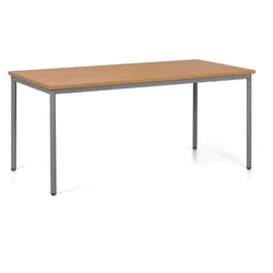 Esstisch TRIVIA, dunkelgraue Konstruktion, 1600 x 800 mm, Buche