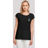 F4NT4STIC T-Shirt Looney Tunes Bugs Bunny Breast Print in