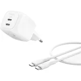 Belkin BoostCharge Pro, inkl. USB-C, Kabel, 50 W, 2 Ports, USB Ladegerät, Weiss