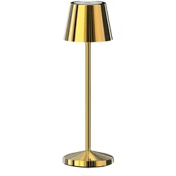 Schnurlose Tischlampe H20cm Gold Lumisky