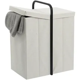 Zeller Wäschesammler 51,5 x 65 cm Beige Creme