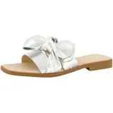 Paul Green "Paul Green Pantoletten Lederimitat", Damen 40 EU - silber, - 40