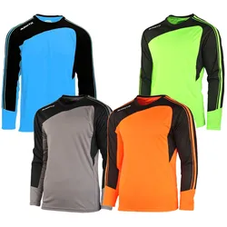 masita Kinder Fitness-Pullover mit ClimaTech+ Technologie Langarm-Shirt für Jungen und Mädchen Sport-Trikot Torwarttrikot 8516 Grau, Neon-Orange, Blau oder Neon-Grün - 116