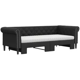 vidaXL Tagesbett 90 x 200 cm Schwarz