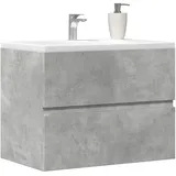 vidaXL Waschbeckenunterschrank 60 x 45 x 38,5 cm Grau