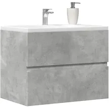 vidaXL Waschbeckenunterschrank 60 x 45 x 38,5 cm Grau