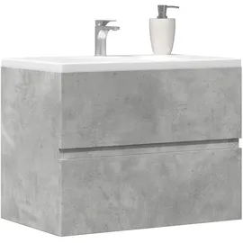 vidaXL Waschbeckenunterschrank 60 x 45 x 38,5 cm Grau