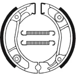 TECNIUM Roller/Straße/Offroad/Bio Quad Bremsbacken - BA013