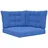 vidaXL Sofakissen 3 St. blau
