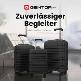 GENTOR Hartschalenkoffer GTSC XL 96 L Schwarz