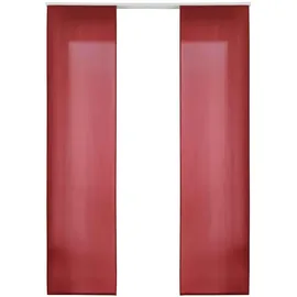 Gardinenbox Vorhang, 2er Set HxB 245x60 cm Bordeaux