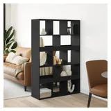 vidaXL Raumteiler Schwarz 100x33x156,5 cm Holzwerkstoff