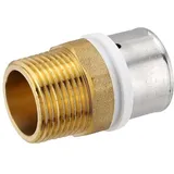 heima24 Pressfitting-übergang 32 x 3,0 mm - 1 Zoll Außengewinde für Mv-rohr