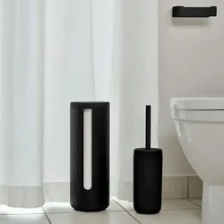 Zone Denmark Toilettenpapier-Aufbewahrung UME WC-Rollen Halter schwarz