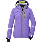 KILLTEC Damen Skijacke/Funktionsjacke mit abzippbarer Kapuze und Schneefang KSW 81 WMN SKI JCKT, lavendel, 44,