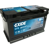 Exide EL800 Start-Stop EFB 12V 80Ah 720A