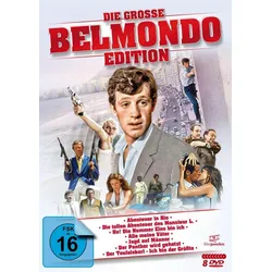 Die große Belmondo-Edition (u.a. Abenteuer in Rio, Monsieur L., Der Teufelskerl, Der Panther wird gehetzt) [8 DVDs] | Zustand: Neu & original versiegelt