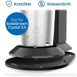 luxuskollektion Silikon Abtropfmatte für SodaStream Crystal 3.0