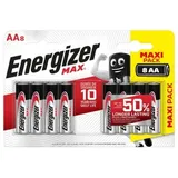 Energizer Max Alkaline Batterie Mignon AA Einwegbatterie Alkali