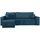 Mirjan24 Ecksofa Blau, Textil, 5-Sitzer, L-Form,L-Form, 244x145 cm, Wohnzimmer, Sofas & Couches, Wohnlandschaften, Ecksofas