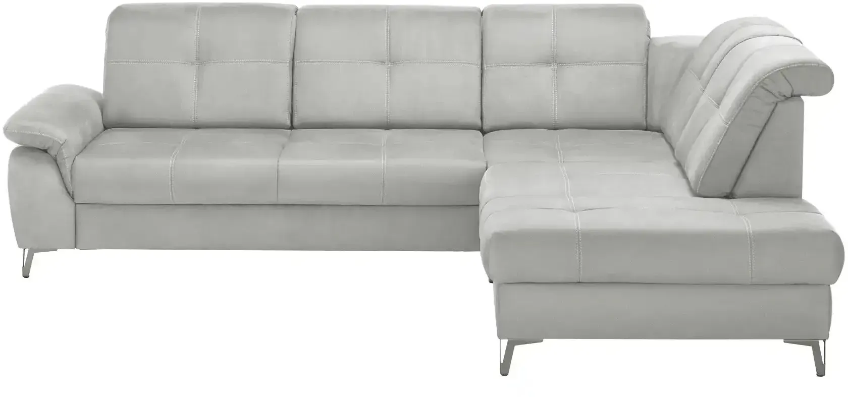 medium Ecksofa  Planova II , grau , Maße (cm): B: 282 H: 114 T: 241.0