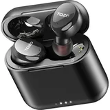 TOZO T6S Headset True Wireless Stereo (TWS) In-Ear USB Typ-C Bluetooth Schwarz - Schwarz