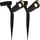 Star Trading Solarstab Kunststoff 15 x 5 x 20 cm 2er Set schwarz