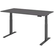 bümö Schreibtisch elektrisch 160 x 80 cm Graphit