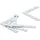 BGS L-Winkel 75 x 75 x 12 mm 4-tlg.