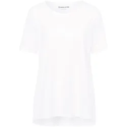Rundhals-Shirt Benedikte Green Cotton weiss, 38