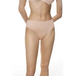 Slip MEY "JOAN", Damen, Gr. 42, beige (cream tan), Single Jersey, Obermaterial: 77% Polyamid, 23% Elasthan, körpernah, Unterhosen, flacher Bund, kein Einschneiden