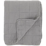 Chic Antique Aix Vintage Quilt L180/B130 cm, franz. grau