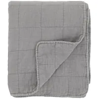 Chic Antique Aix Vintage Quilt L180/B130 cm, franz. grau