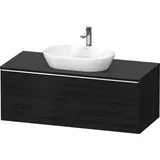 Duravit Waschtischunterschrank wandhängend „D-Neo“ 120 × 45,9 × 55 cm in Eiche Schwarz