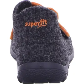 superfit Jungen - Schuhe HAPPY Slipper, Modern, GRAU/ORANGE 4700, 23