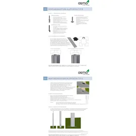 OSMO Alupfosten Multi-Fence HPL 9 x 9 x 200 cm