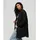 Superdry Long Liner Fleece Schwarz M